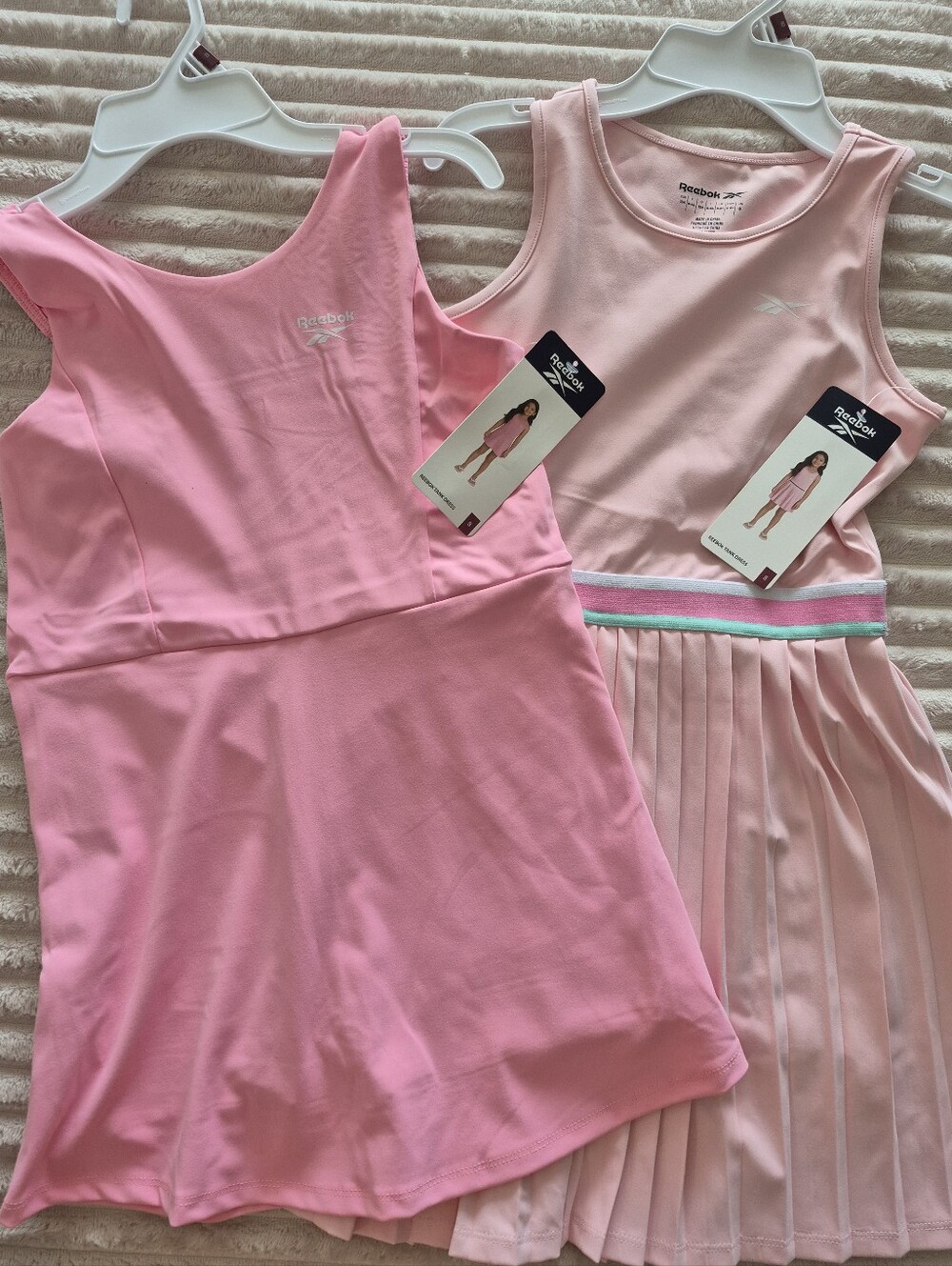 Reebok Women’s Pink Athletic Tank Dress - Sleeveless Tennis Style (2)